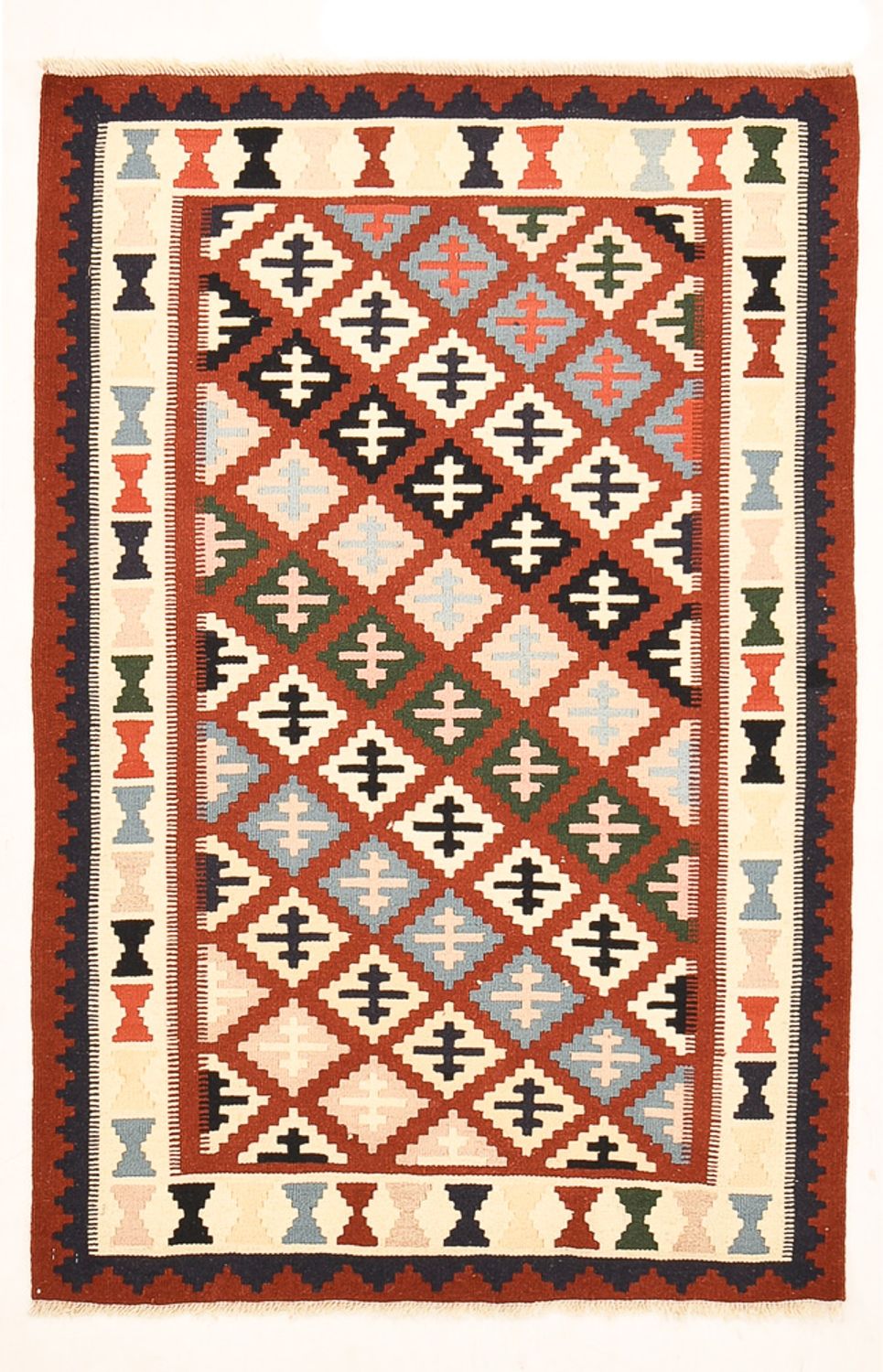 Alfombra Kelim - Oriental - 155 x 100 cm - multicolor