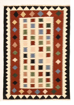 Alfombra Kelim - Oriental - 146 x 103 cm - multicolor
