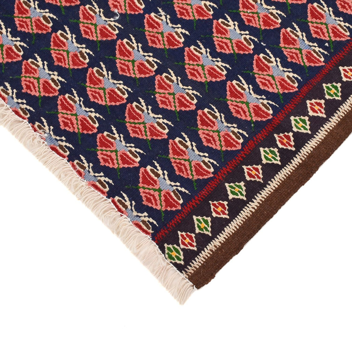 Alfombra Kelim - Oriental cuadrado  - 66 x 66 cm - multicolor