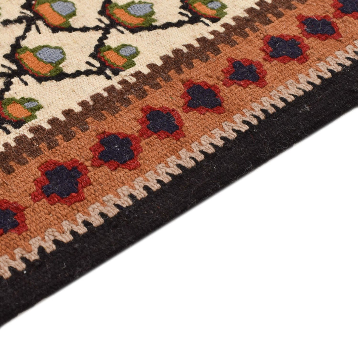 Alfombra Kelim - Oriental - 88 x 85 cm - crema