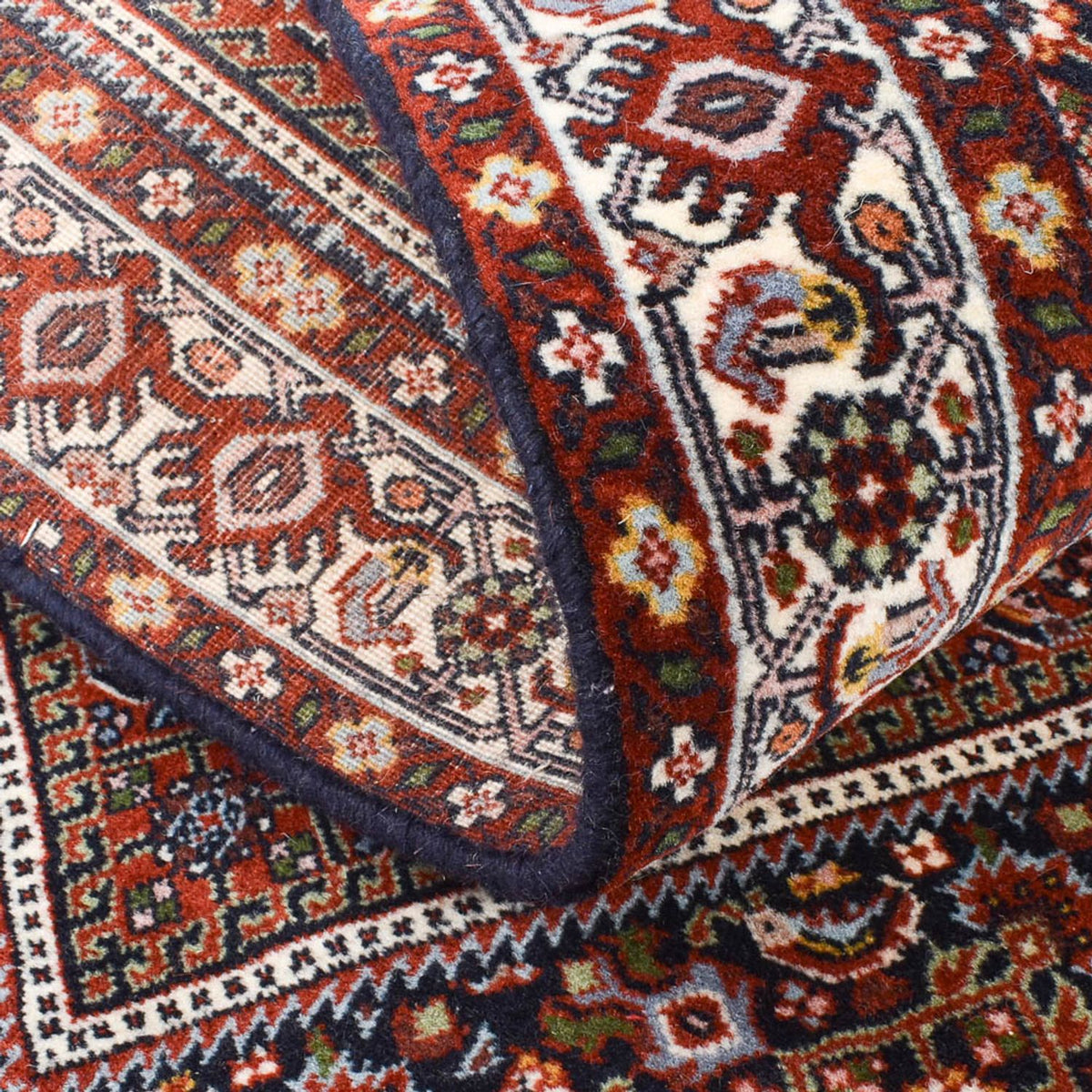 Alfombra persa - Bidjar - 145 x 85 cm - óxido