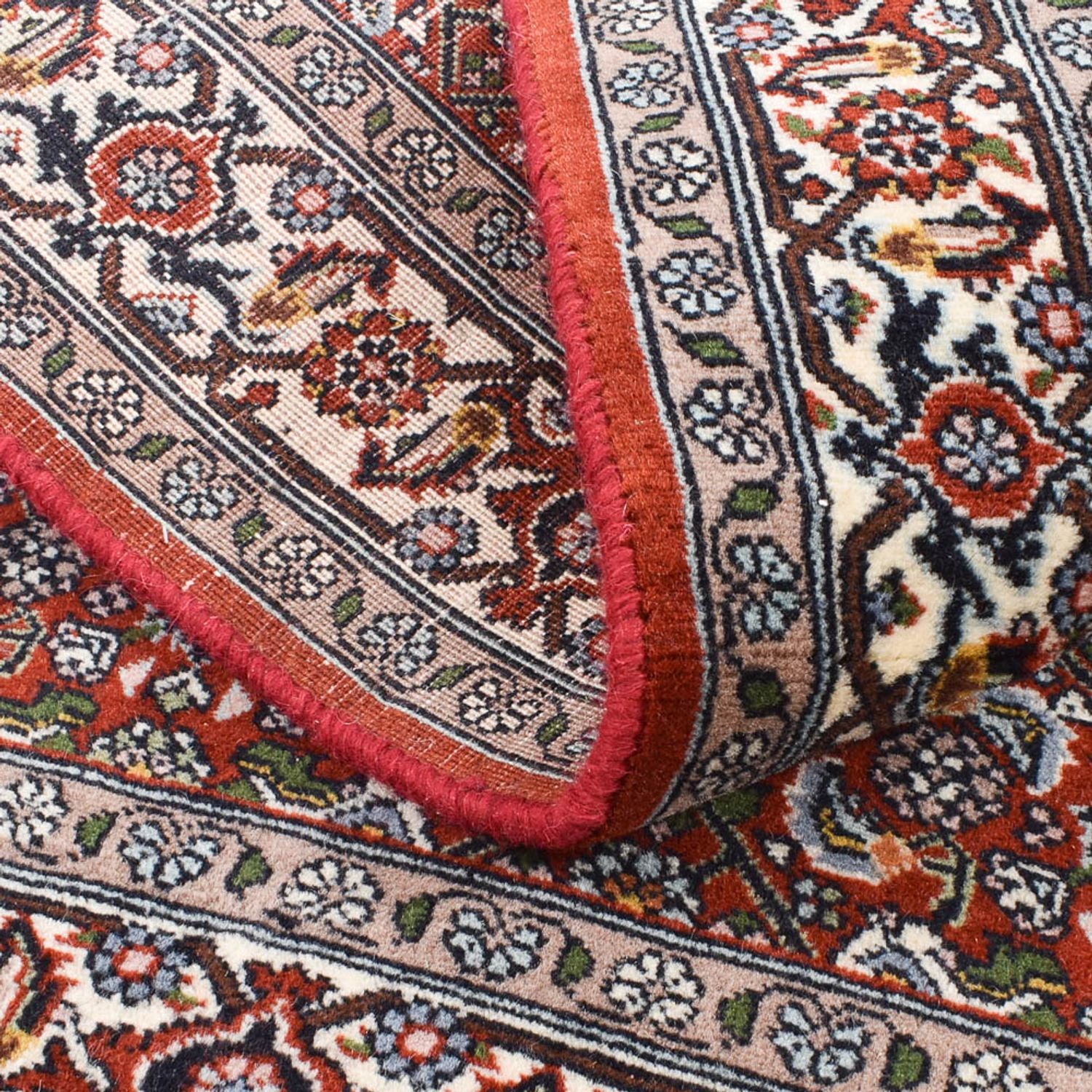 Alfombra persa - Bidjar - 138 x 80 cm - óxido