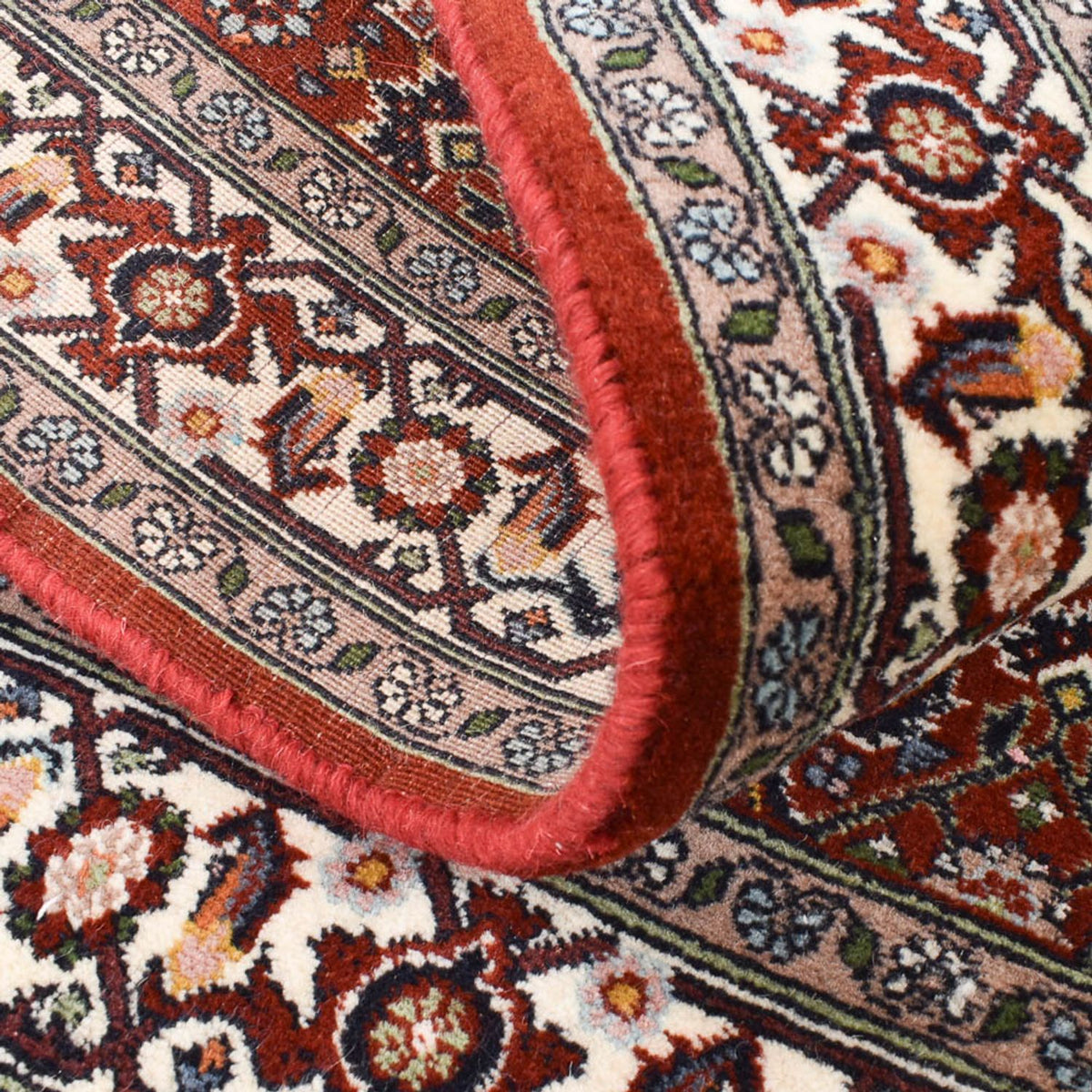 Alfombra persa - Bidjar - 140 x 82 cm - óxido