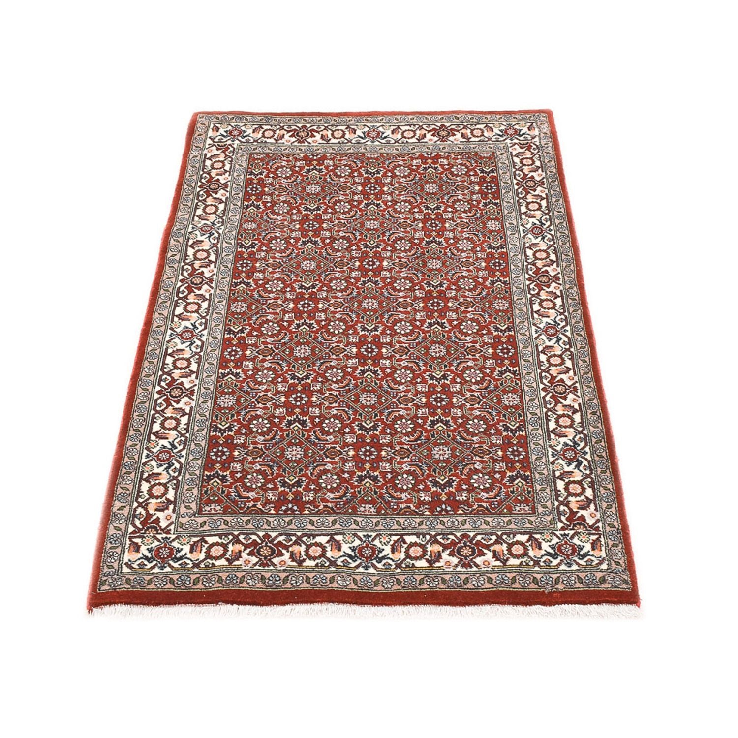 Alfombra persa - Bidjar - 140 x 82 cm - óxido