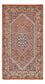 Alfombra persa - Bidjar - 145 x 78 cm - rojo burdeos