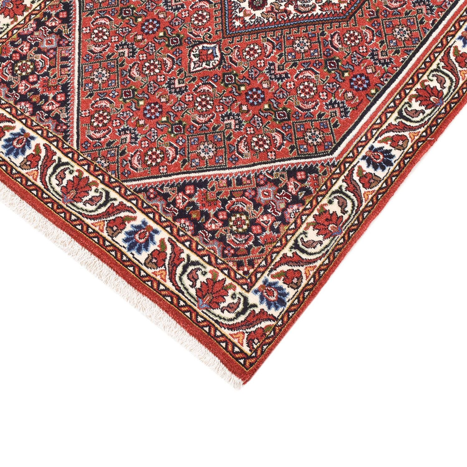 Alfombra persa - Bidjar - 141 x 82 cm - óxido