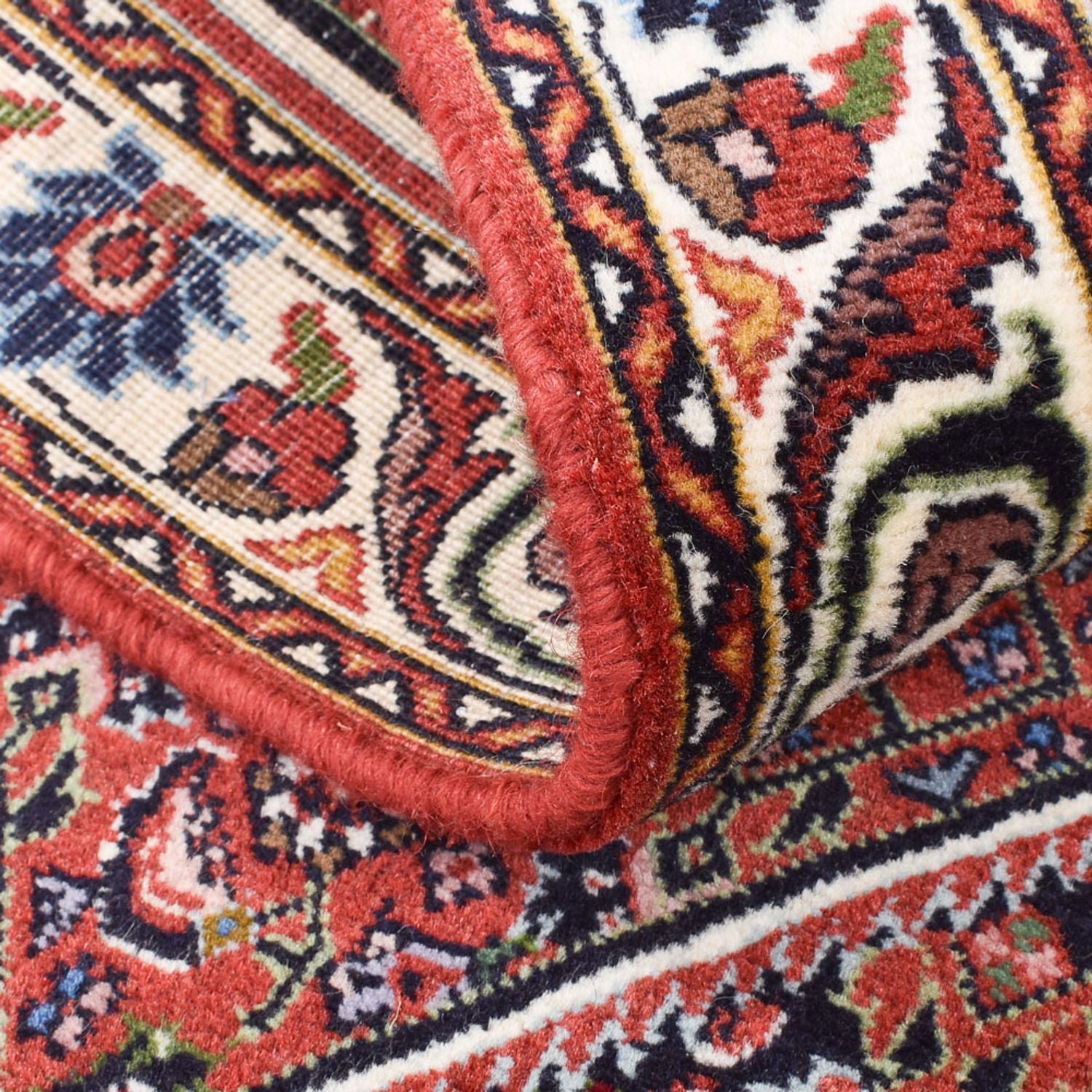 Alfombra persa - Bidjar - 141 x 82 cm - óxido