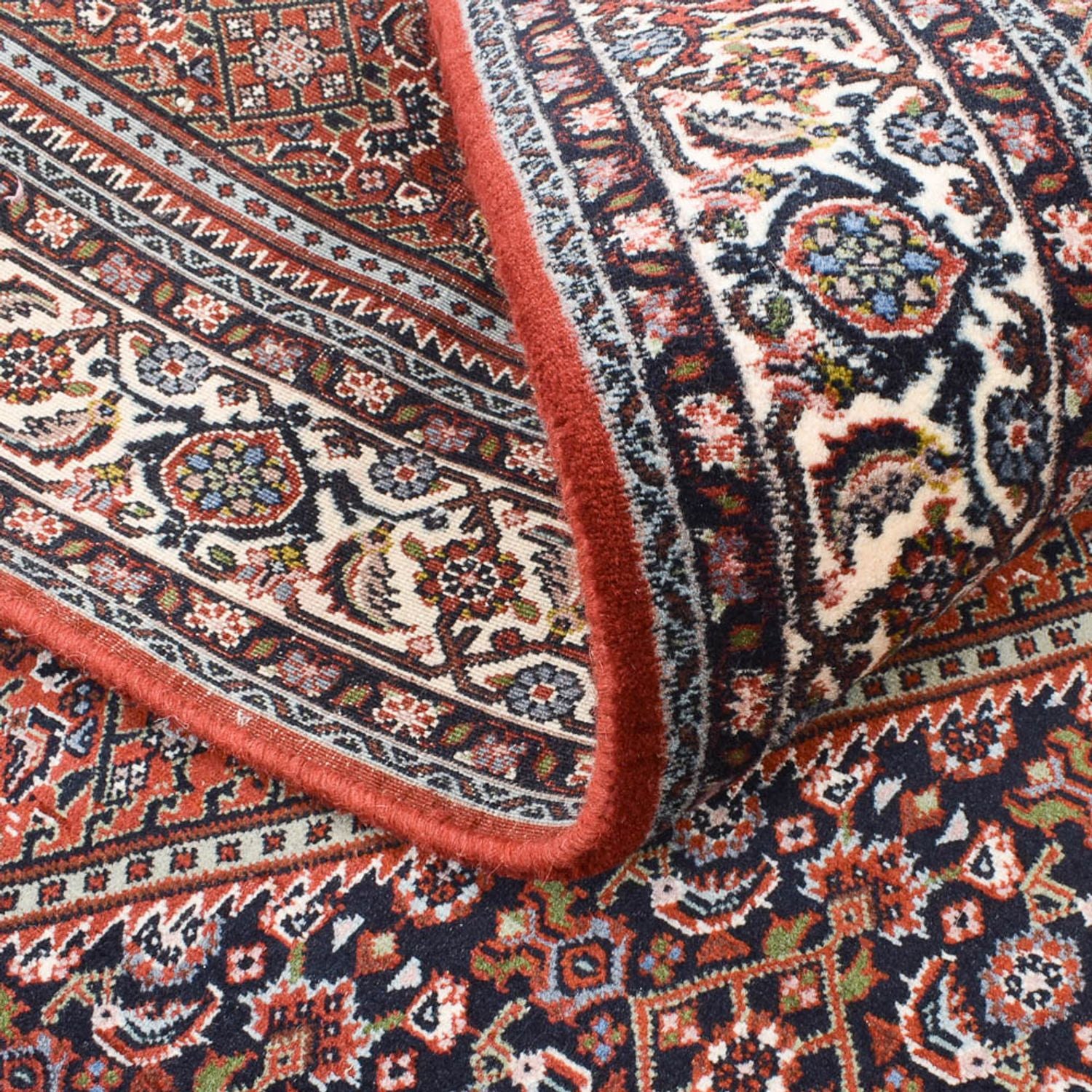 Alfombra persa - Bidjar - 188 x 110 cm - óxido