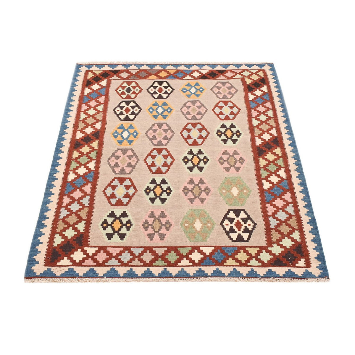 Alfombra Kelim - Oriental - 146 x 103 cm - multicolor