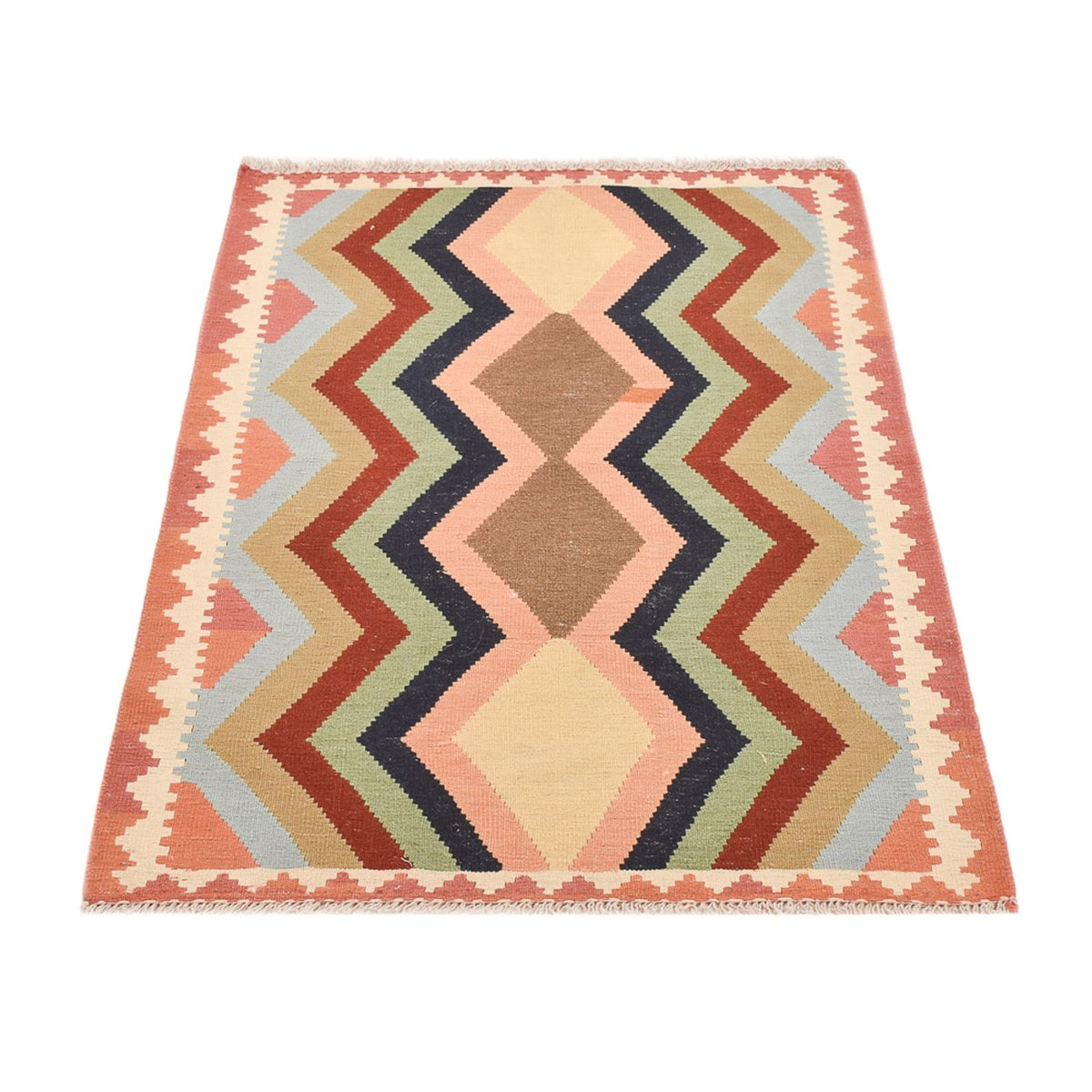 Alfombra Kelim - Oriental - 145 x 94 cm - multicolor