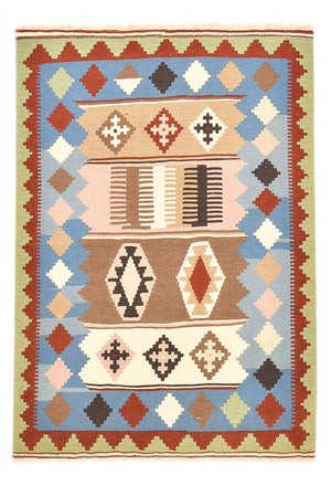 Alfombra Kelim - Oriental - 144 x 102 cm - multicolor
