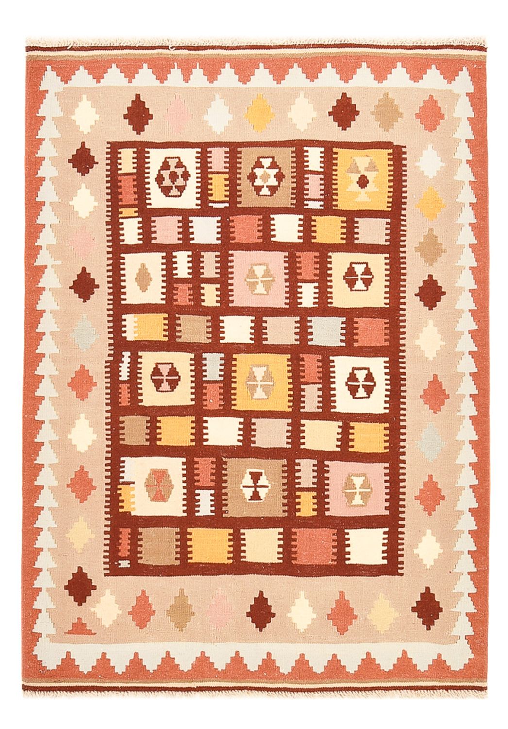 Alfombra Kelim - Oriental - 147 x 103 cm - multicolor