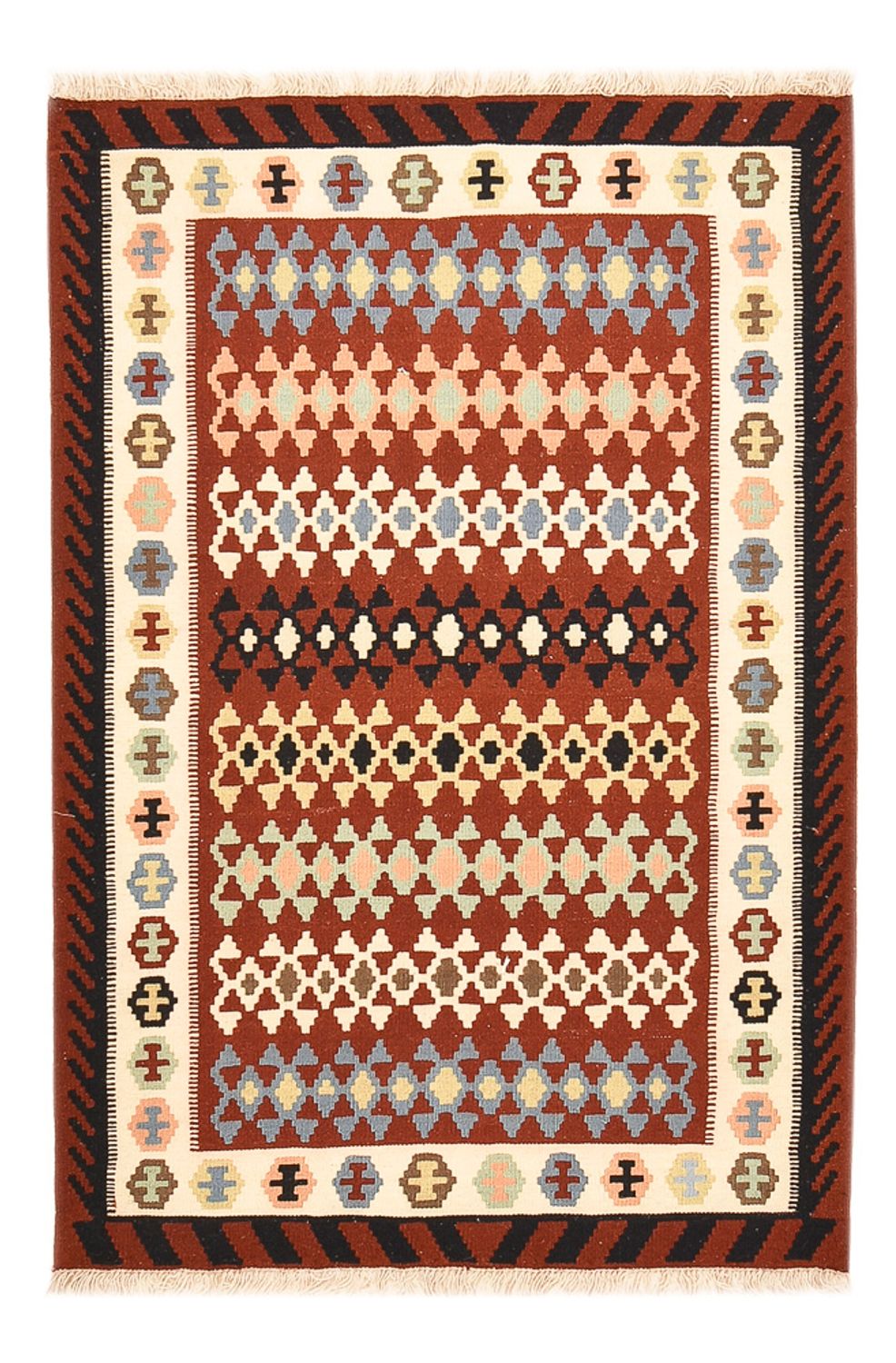 Alfombra Kelim - Oriental - 148 x 100 cm - multicolor