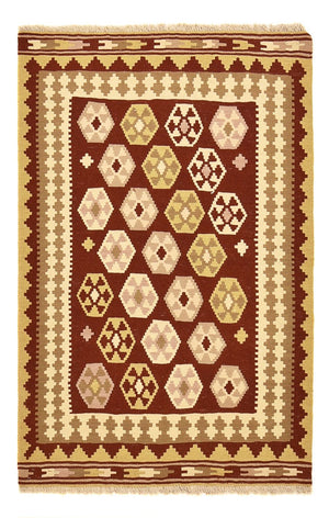 Alfombra Kelim - Oriental - 155 x 100 cm - multicolor