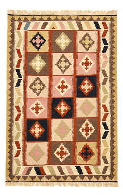 Alfombra Kelim - Oriental - 146 x 100 cm - multicolor