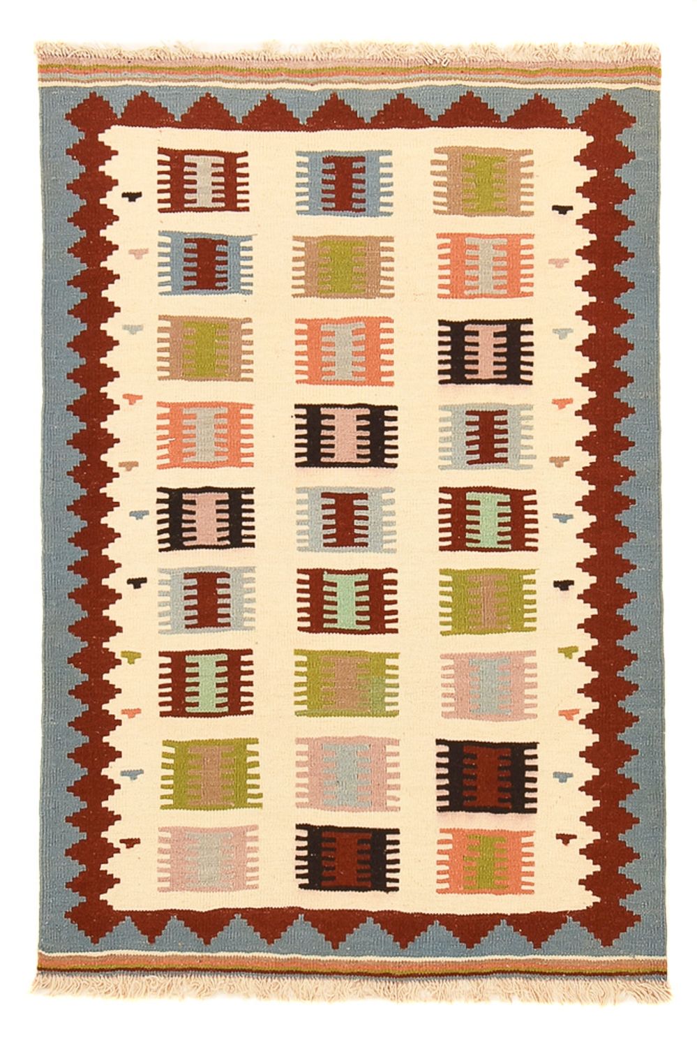 Alfombra Kelim - Oriental - 140 x 97 cm - multicolor