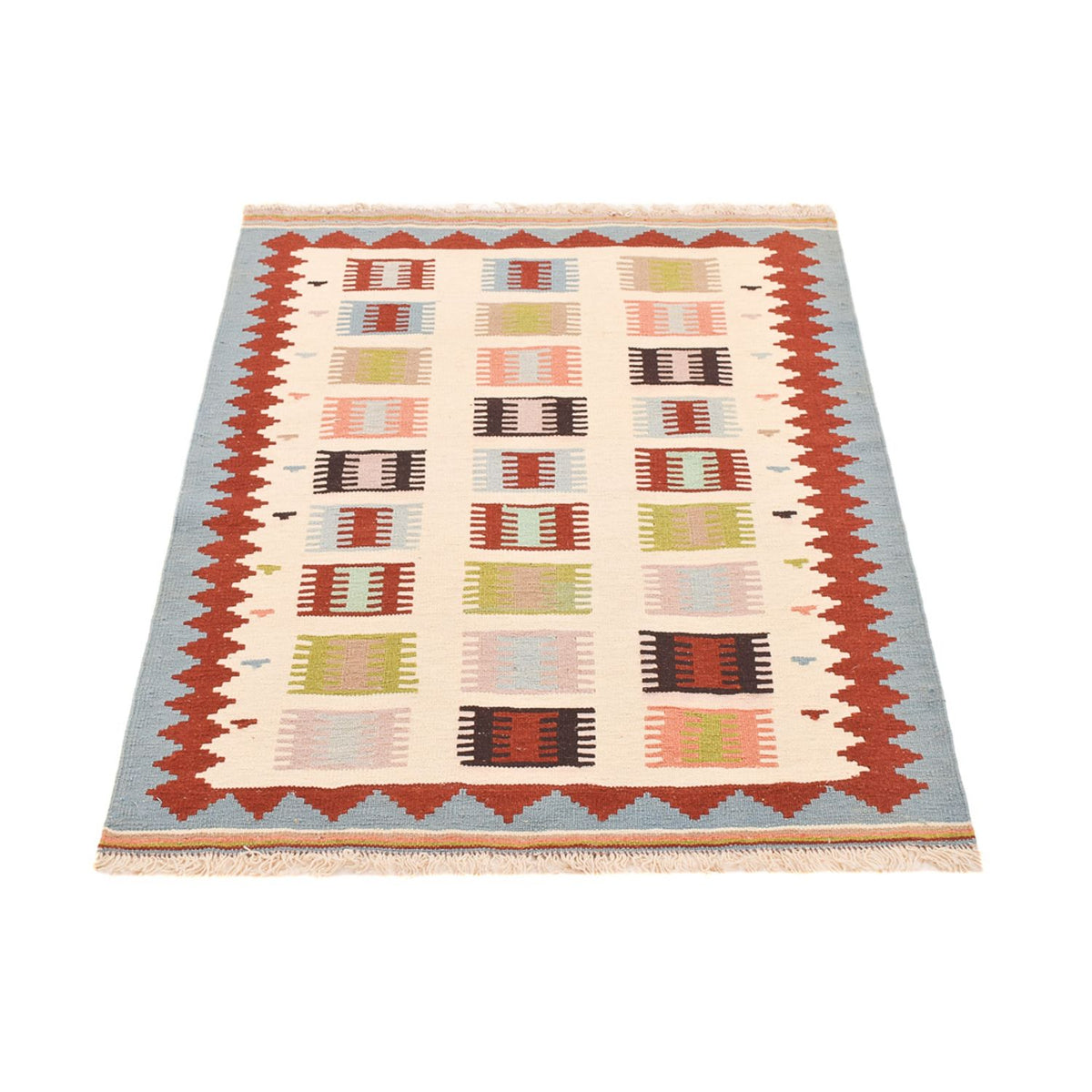 Alfombra Kelim - Oriental - 140 x 97 cm - multicolor