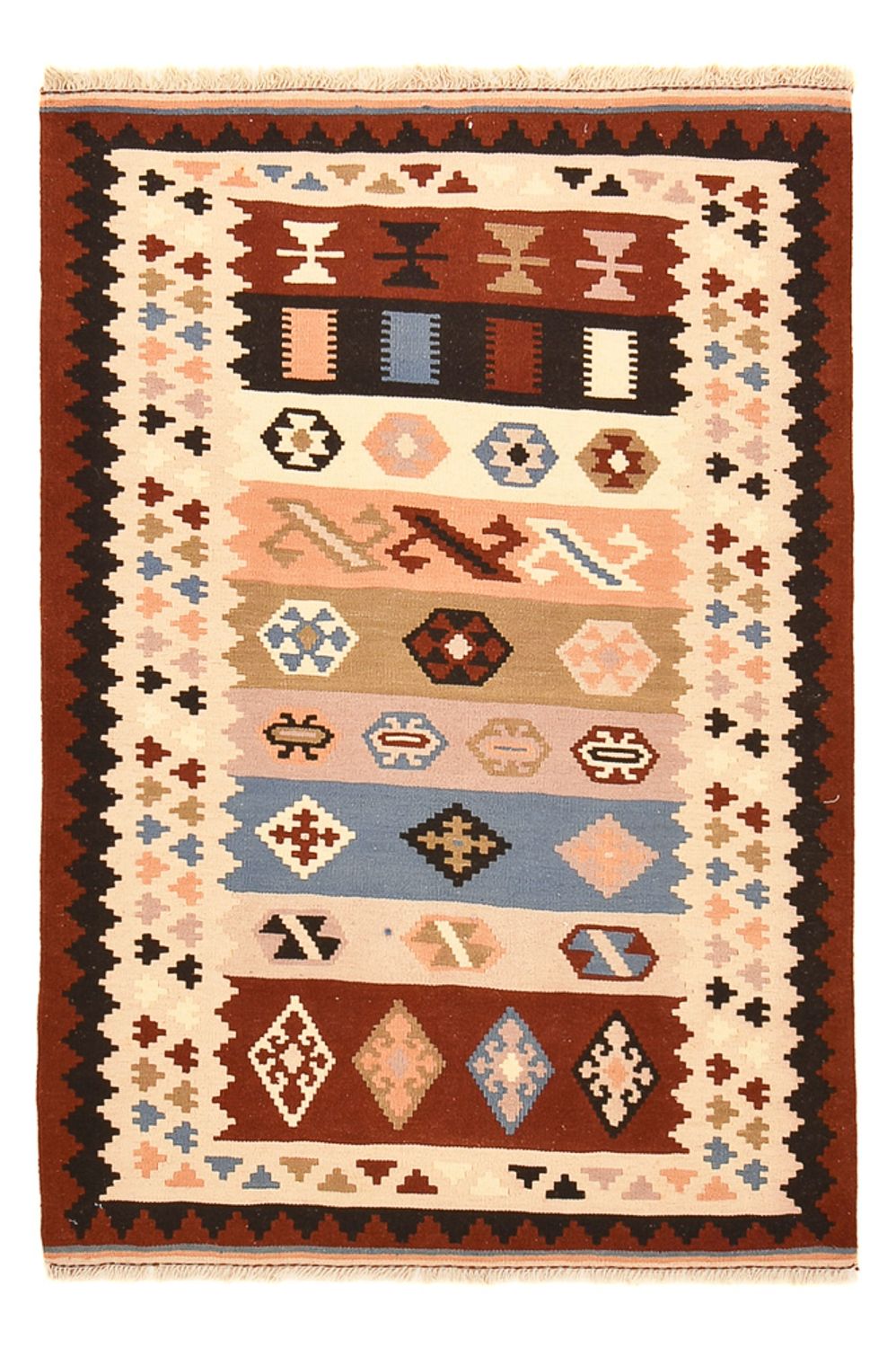 Alfombra Kelim - Oriental - 150 x 103 cm - multicolor
