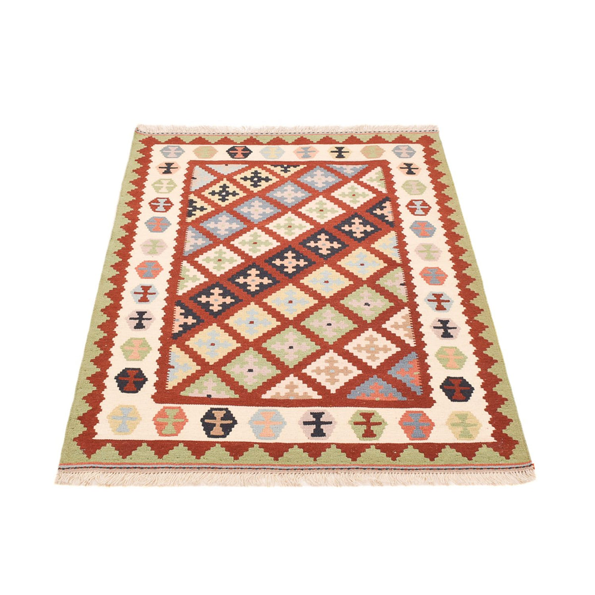 Alfombra Kelim - Oriental - 148 x 105 cm - multicolor