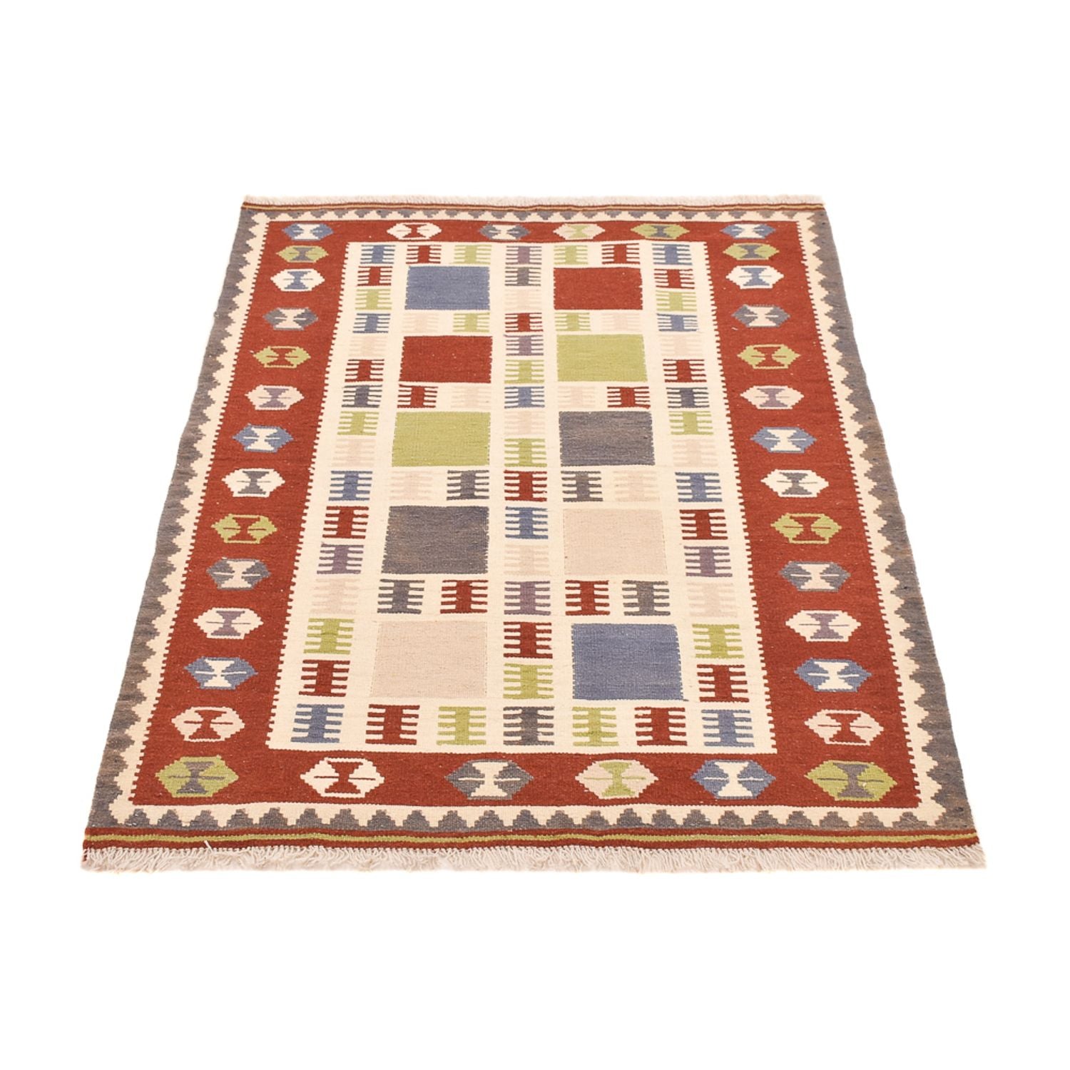 Alfombra Kelim - Oriental - 146 x 102 cm - multicolor