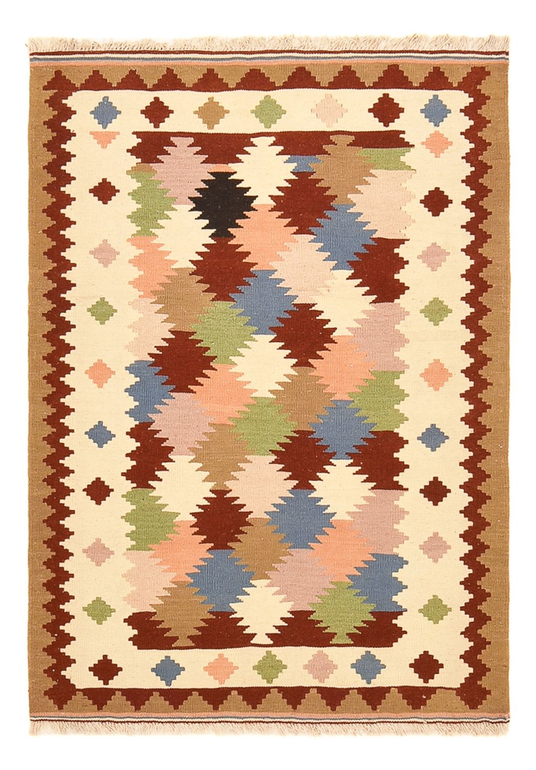Alfombra Kelim - Oriental - 145 x 106 cm - multicolor