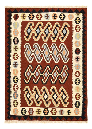Alfombra Kelim - Oriental - 150 x 105 cm - multicolor