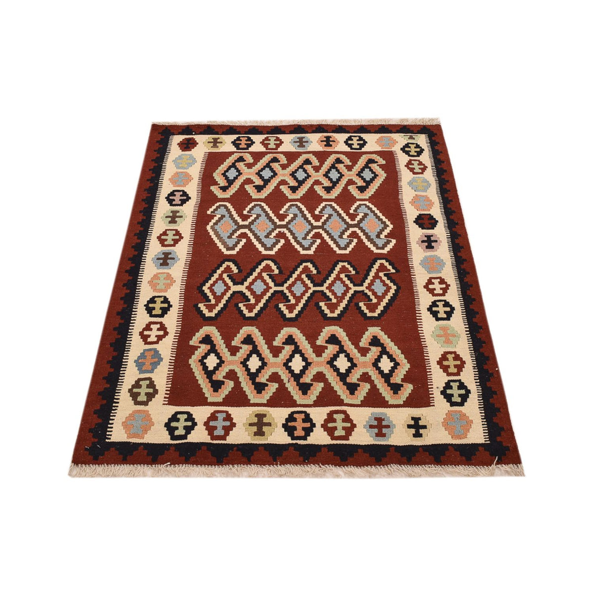 Alfombra Kelim - Oriental - 150 x 105 cm - multicolor