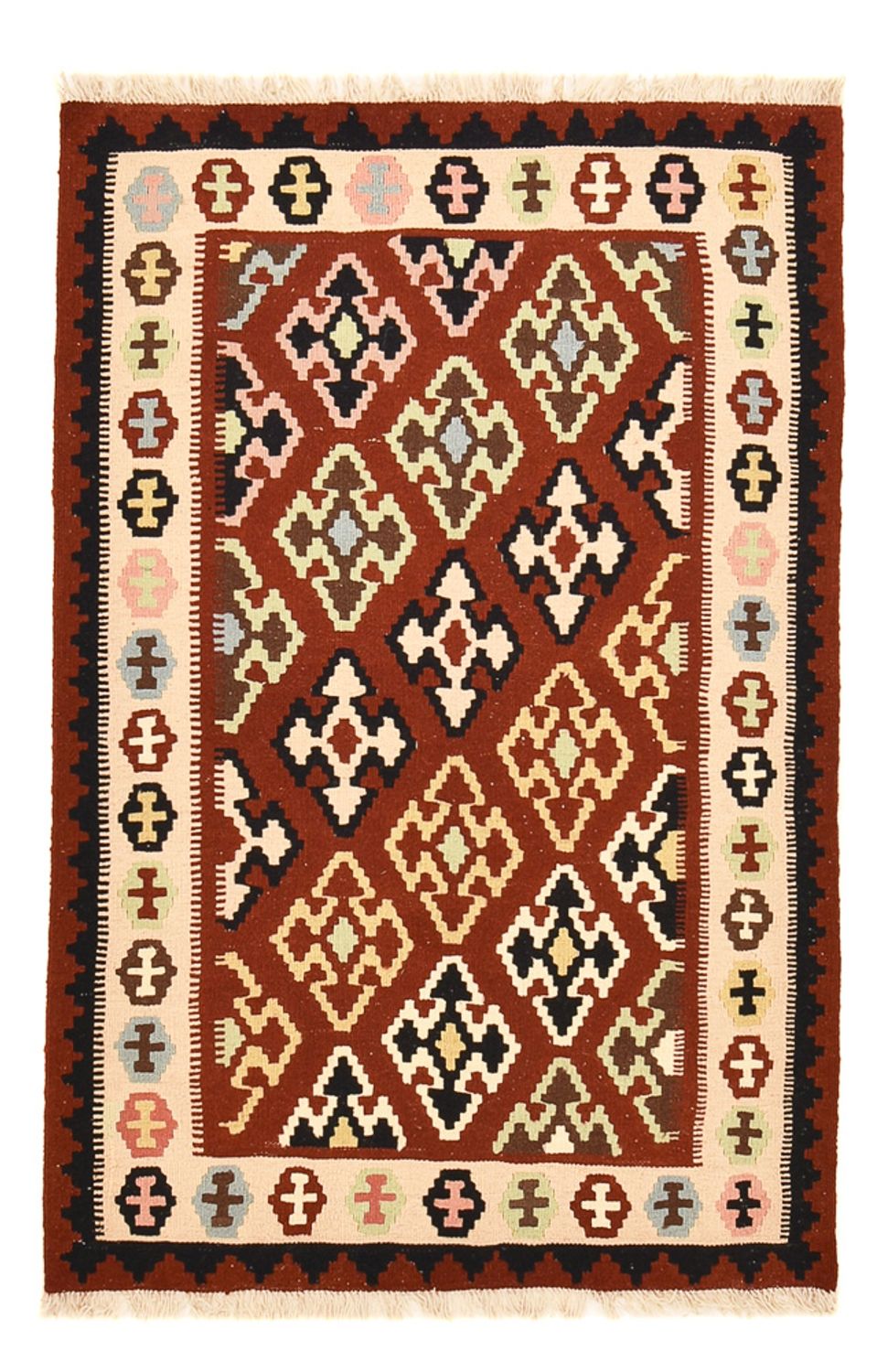 Alfombra Kelim - Oriental - 150 x 102 cm - multicolor