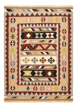 Alfombra Kelim - Oriental - 147 x 105 cm - multicolor