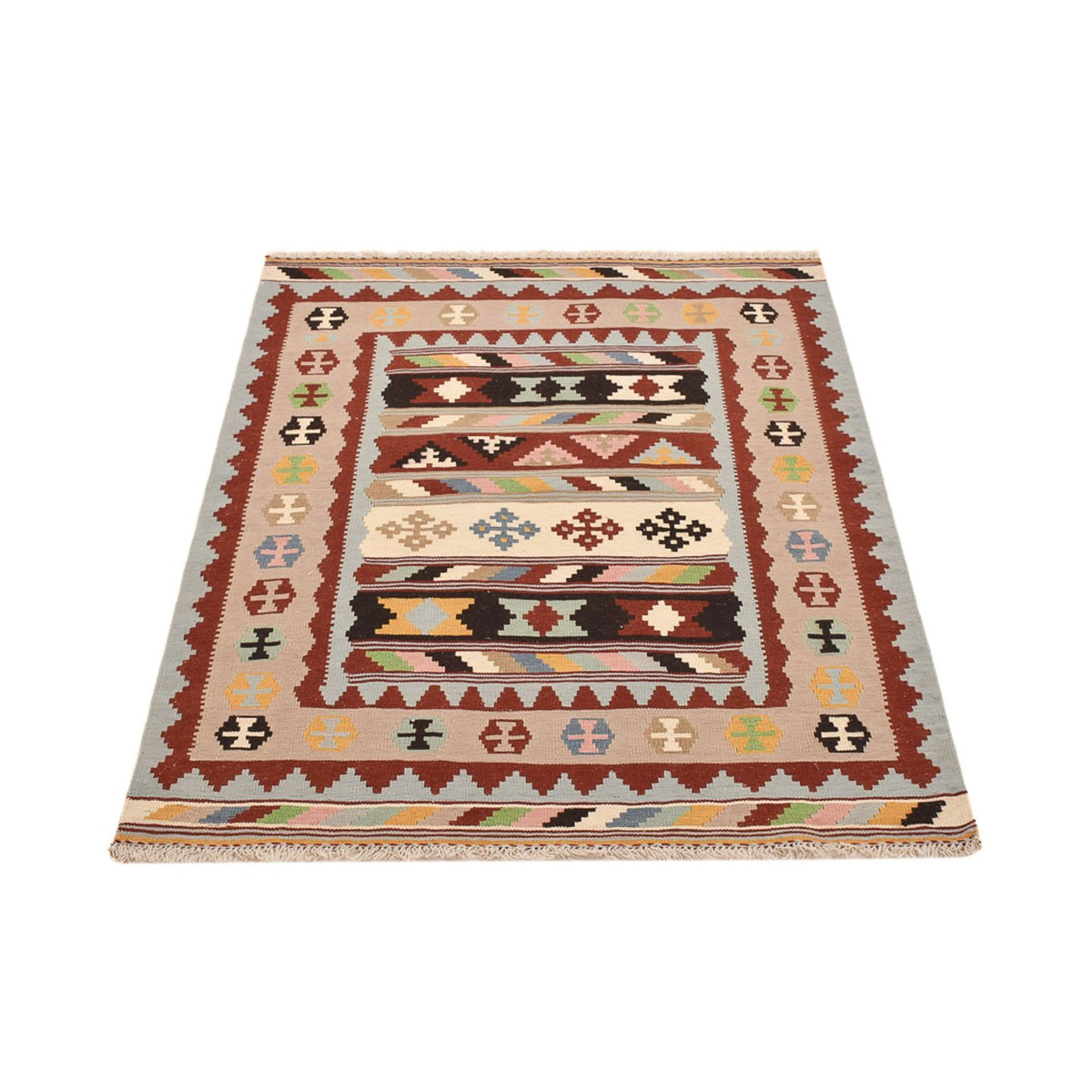 Alfombra Kelim - Oriental - 147 x 105 cm - multicolor