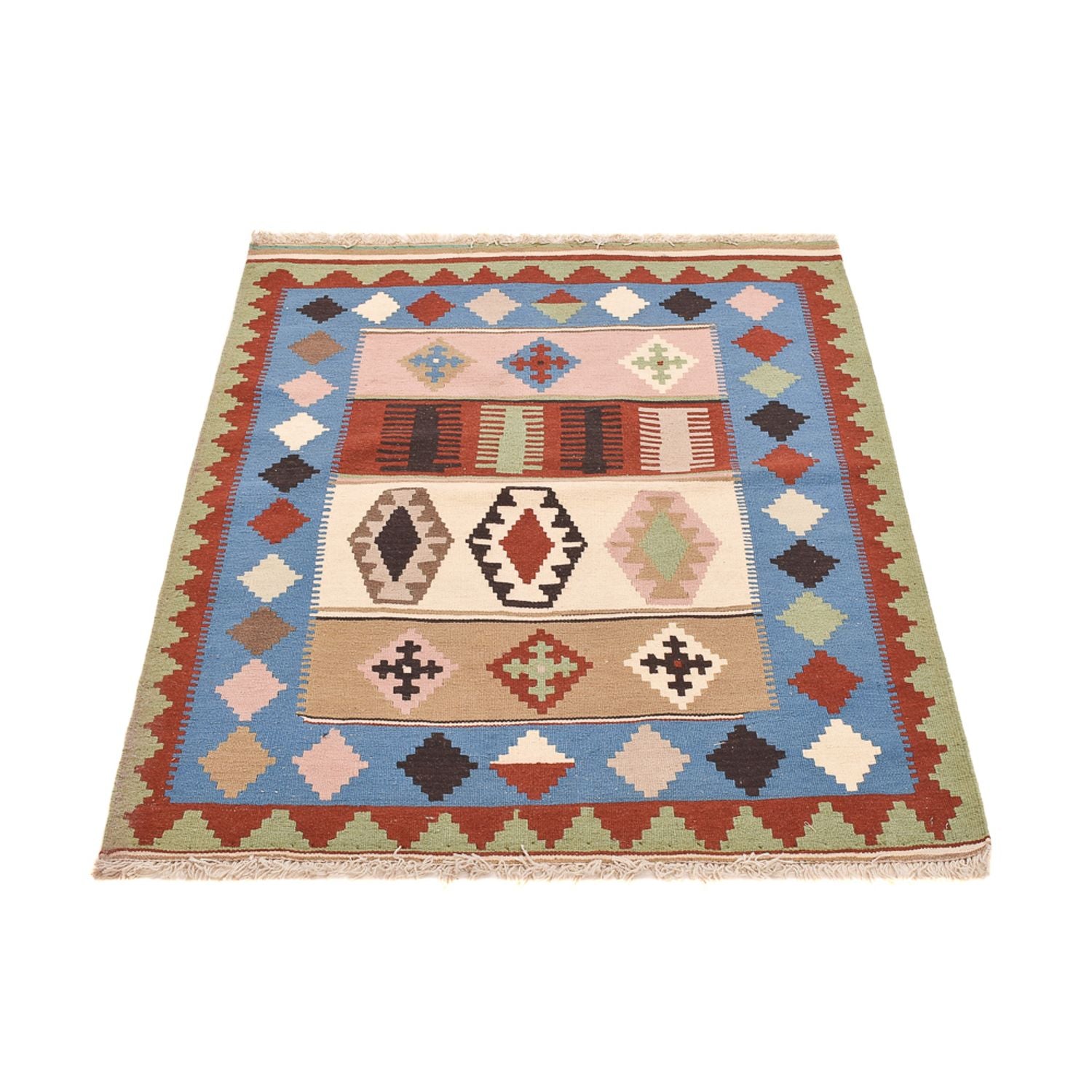 Alfombra Kelim - Oriental - 140 x 103 cm - multicolor