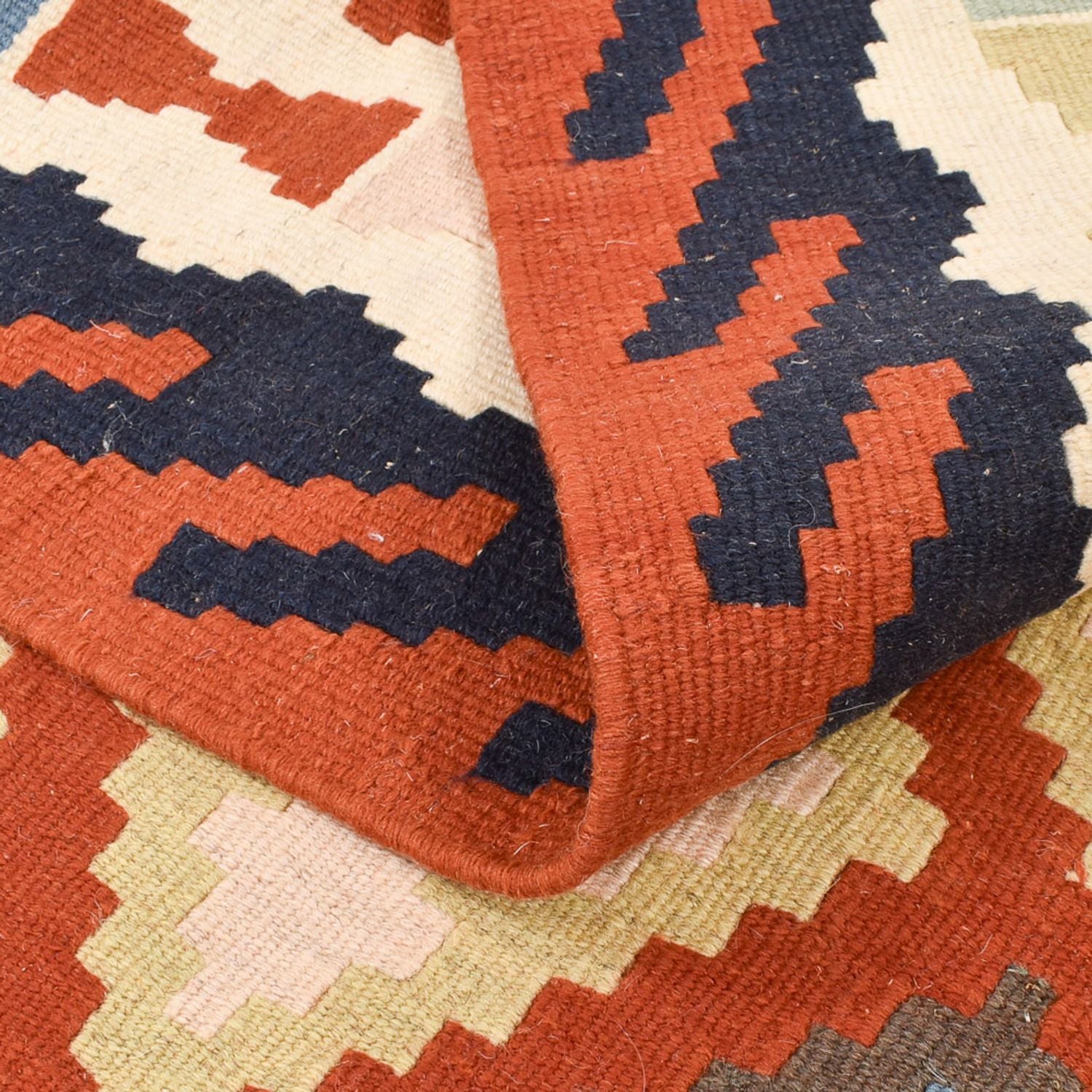 Alfombra Kelim - Oriental - 141 x 100 cm - multicolor
