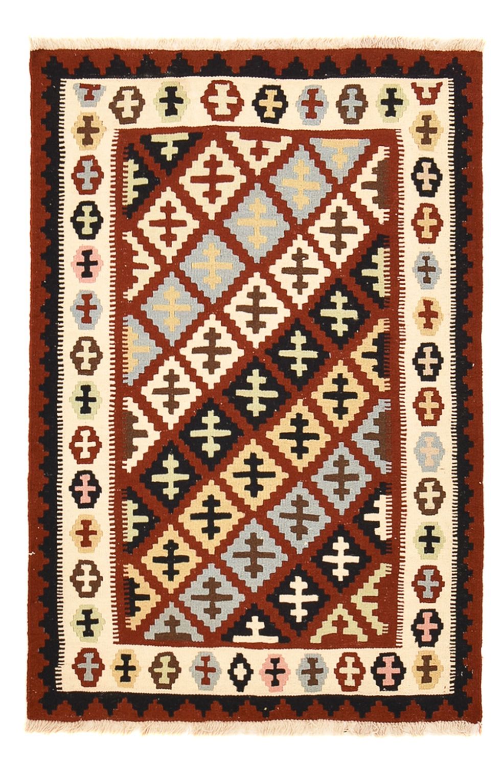 Alfombra Kelim - Oriental - 150 x 104 cm - multicolor