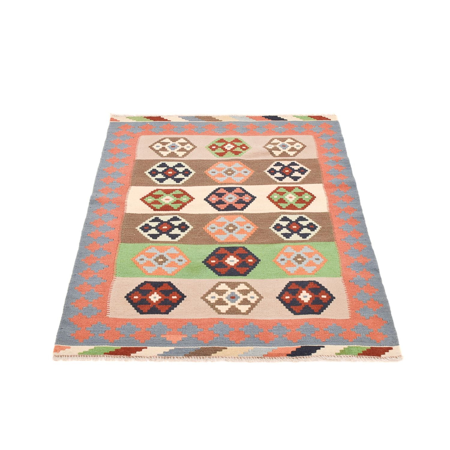 Alfombra Kelim - Oriental - 137 x 100 cm - multicolor