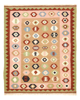 Alfombra Kelim - Oriental - 138 x 110 cm - multicolor