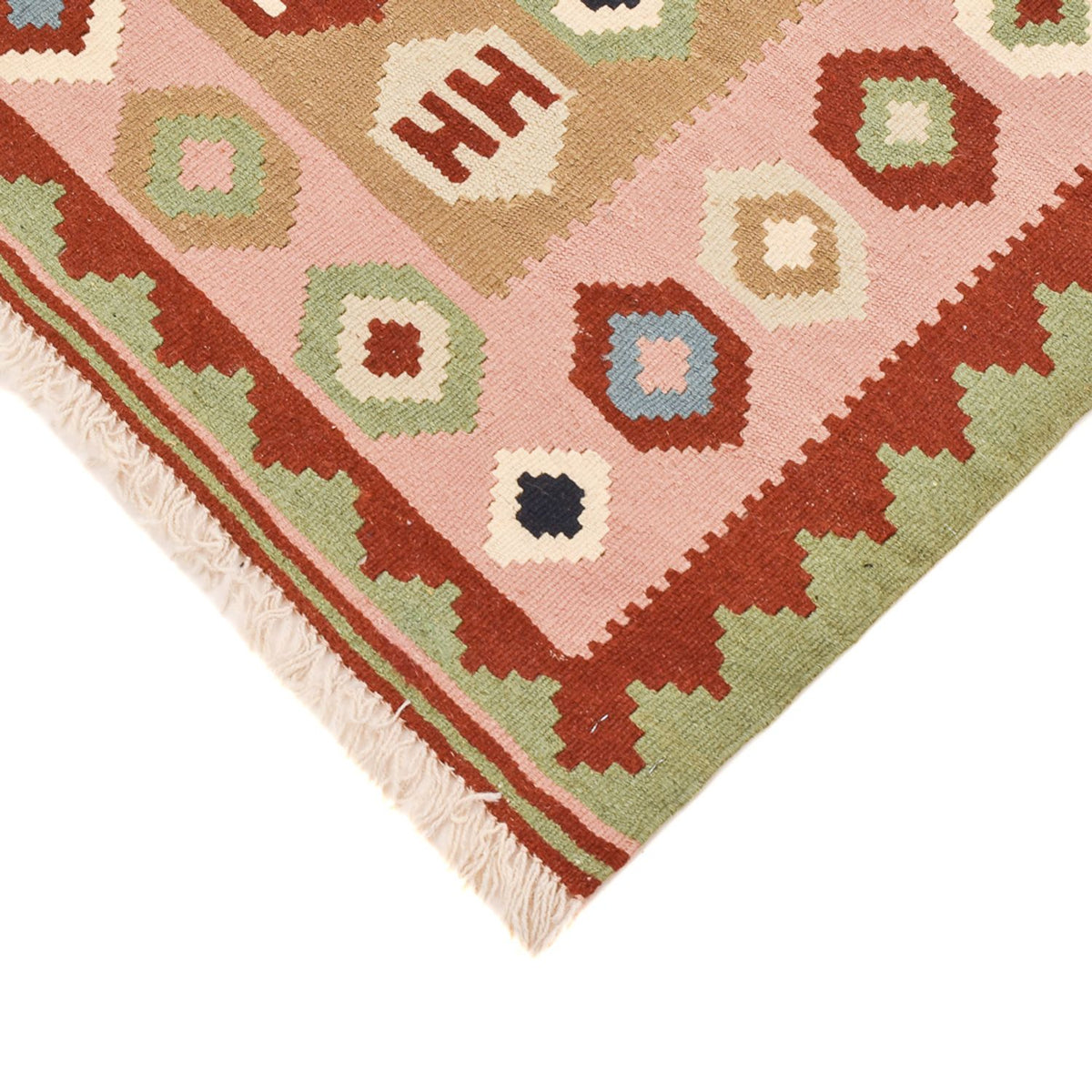 Alfombra Kelim - Oriental - 138 x 110 cm - multicolor