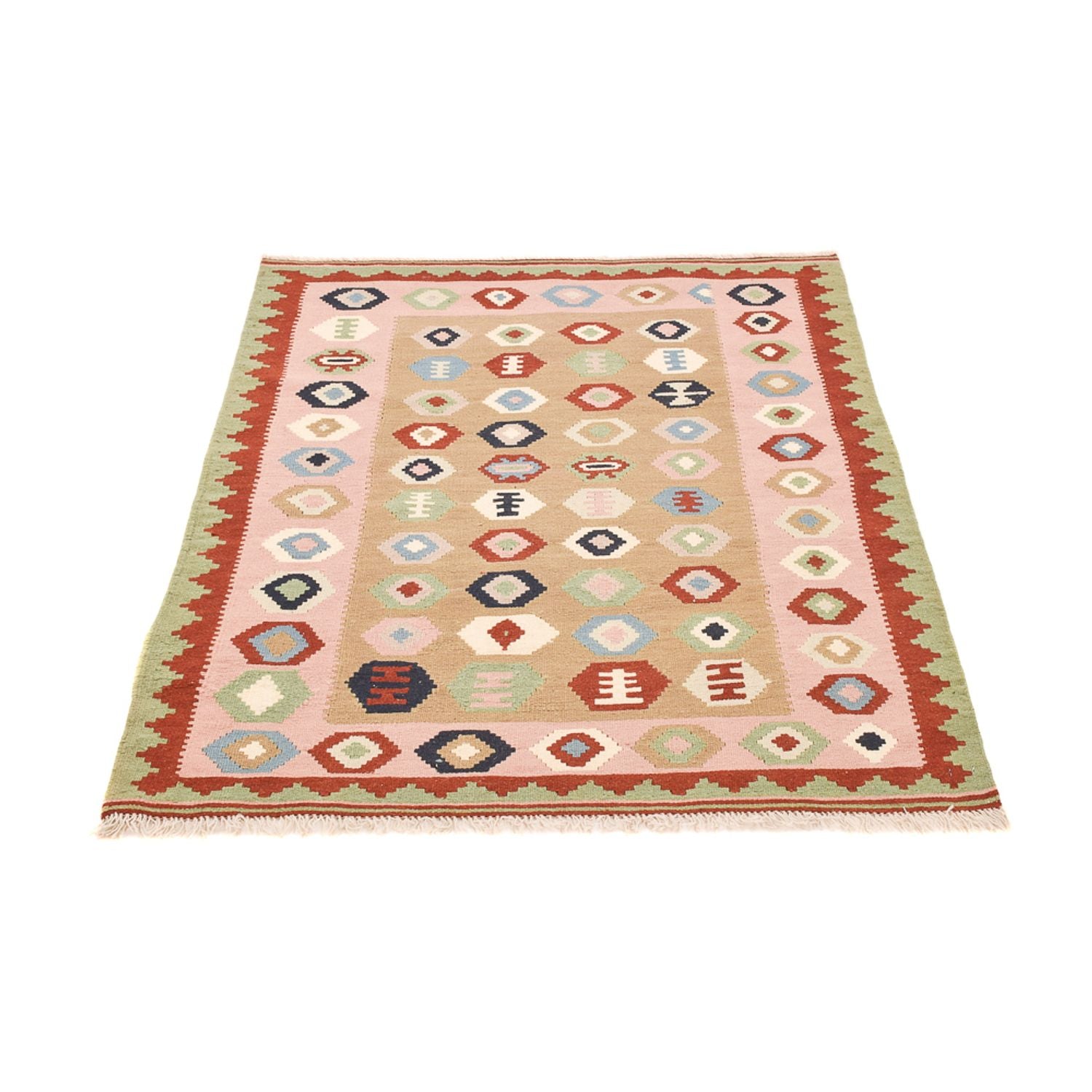 Alfombra Kelim - Oriental - 138 x 110 cm - multicolor