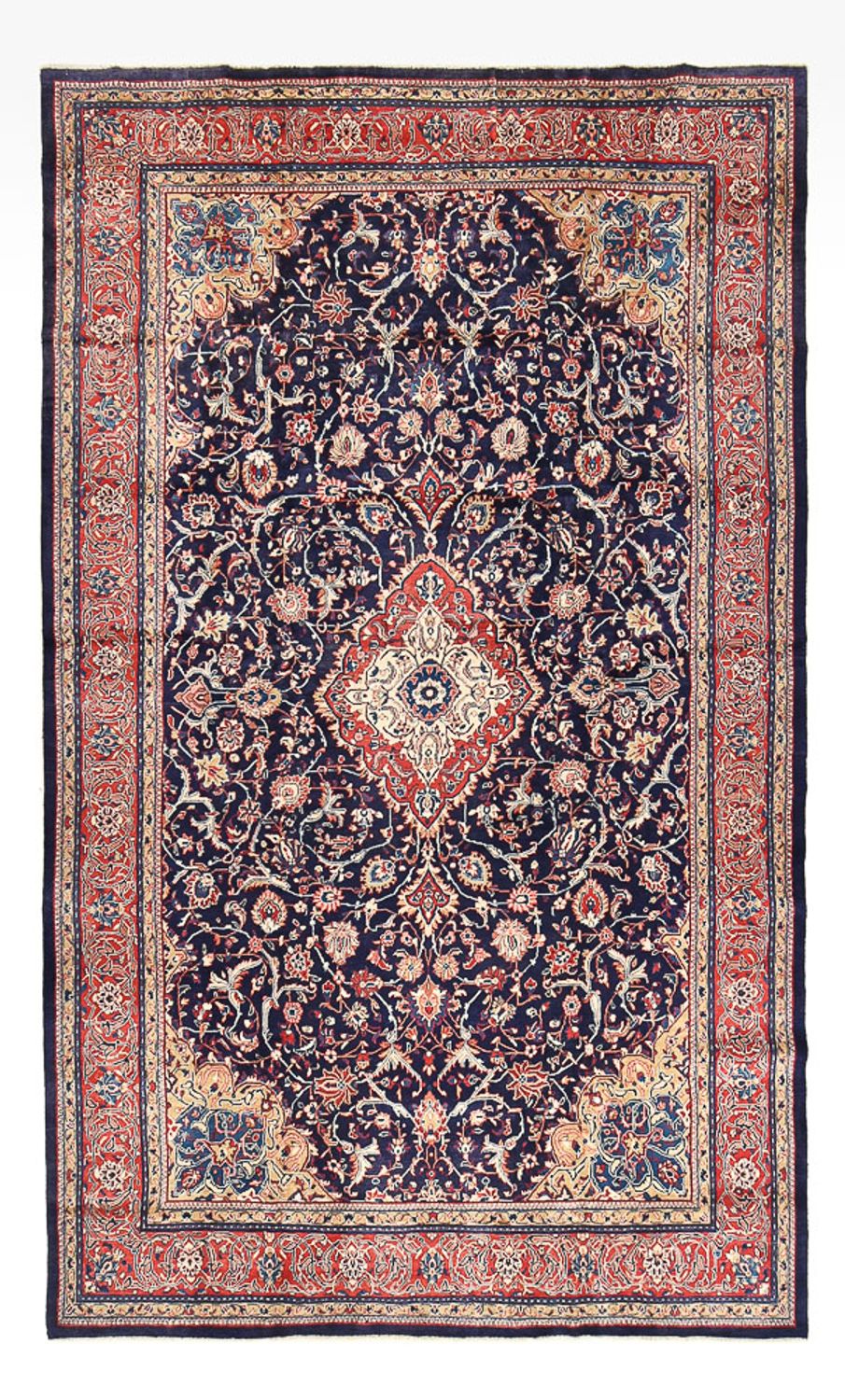 Alfombra persa - Clásica - 522 x 300 cm - azul oscuro