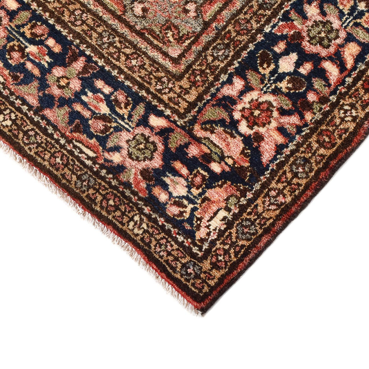 Alfombra persa - Nómada - 209 x 153 cm - beige oscuro