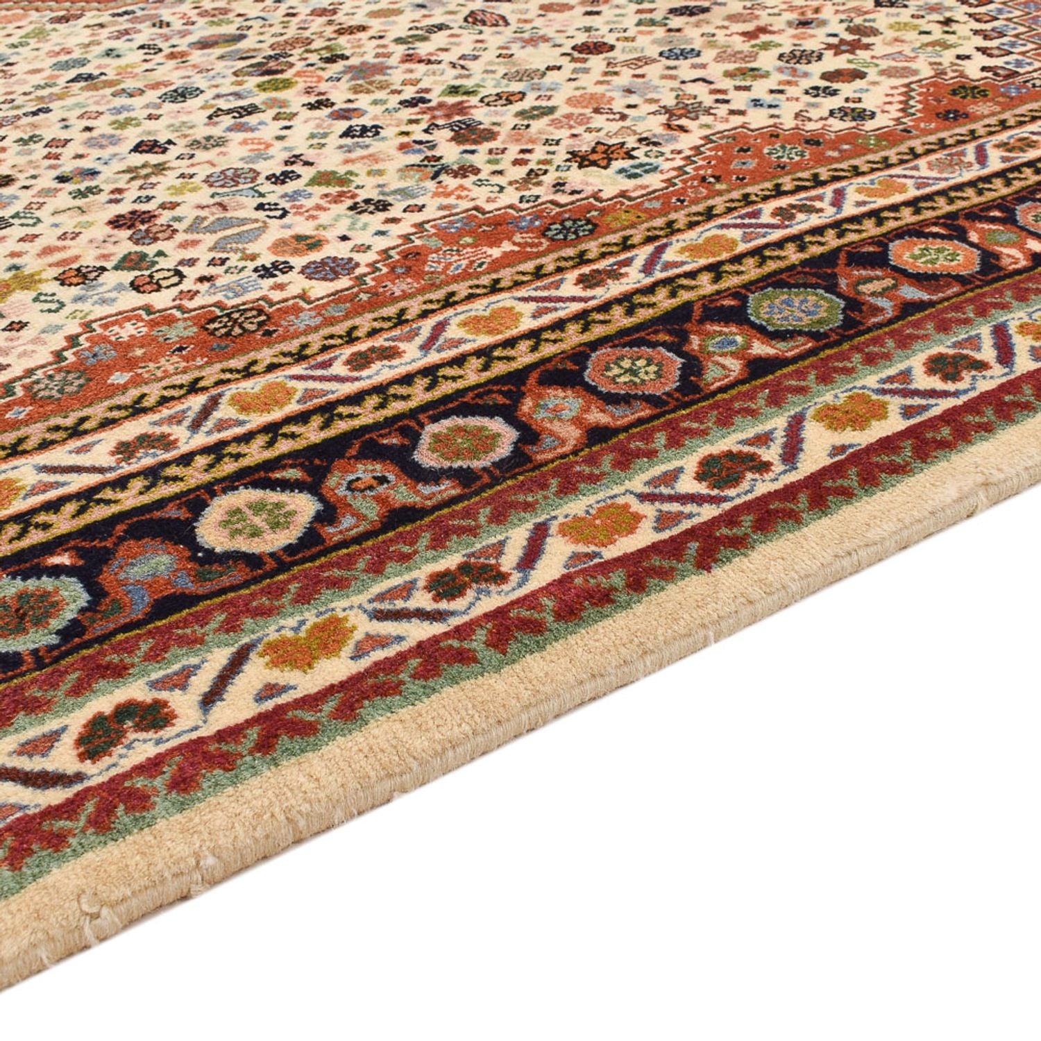 Alfombra Gabbeh - Persa Kashkuli - 222 x 174 cm - arena