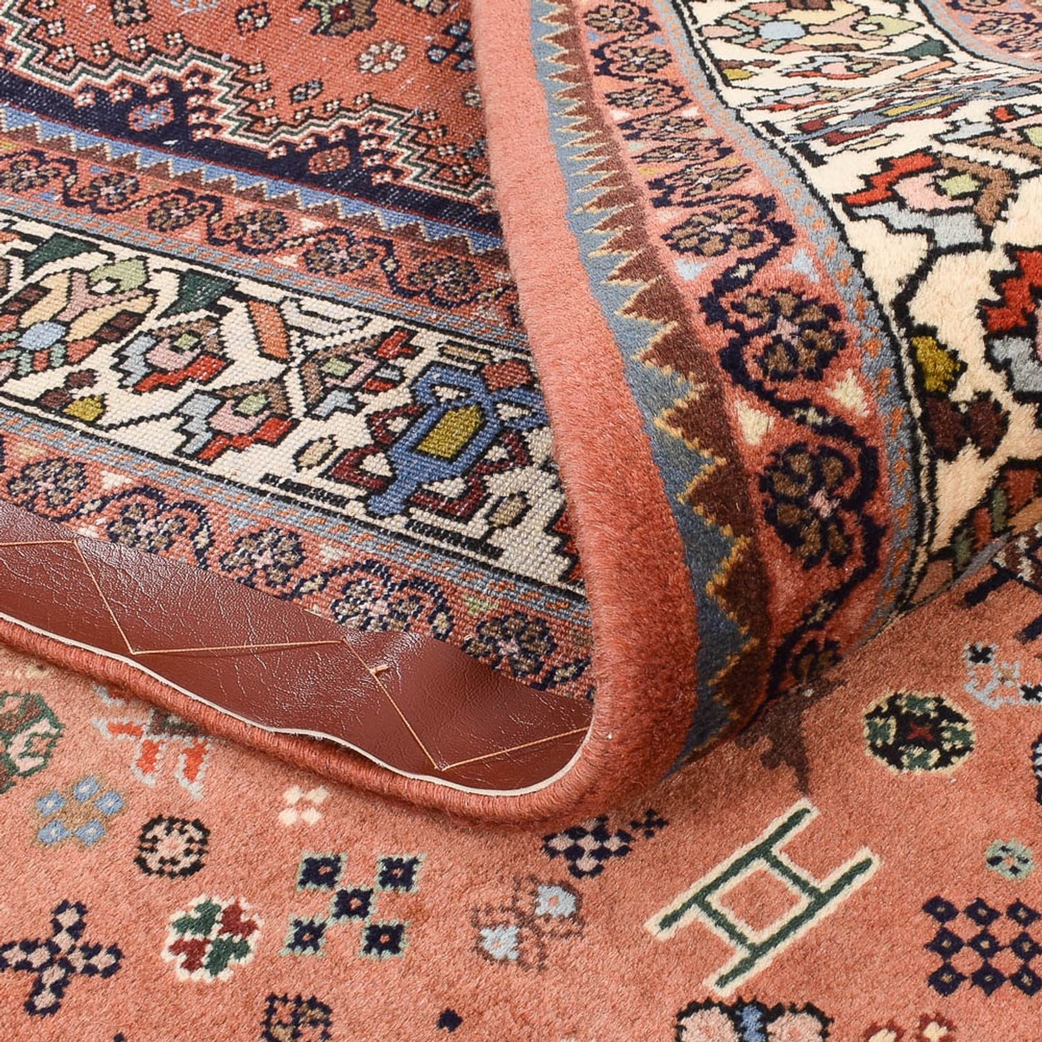 Alfombra Gabbeh - Persa Kashkuli - 208 x 156 cm - rojo claro