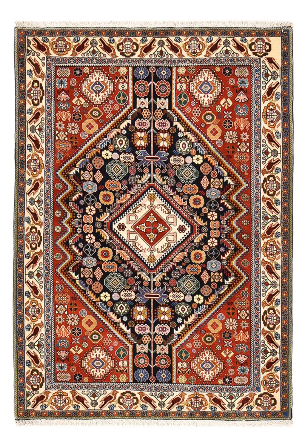 Alfombra Gabbeh - Persa Kashkuli - 163 x 116 cm - multicolor