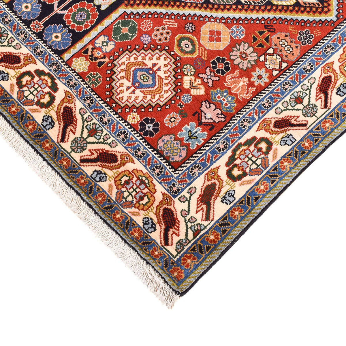 Alfombra Gabbeh - Persa Kashkuli - 163 x 116 cm - multicolor