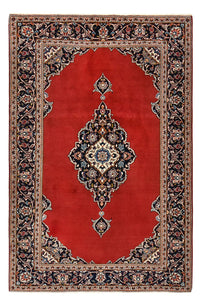 Alfombra persa - Keshan - 205 x 132 cm - rojo
