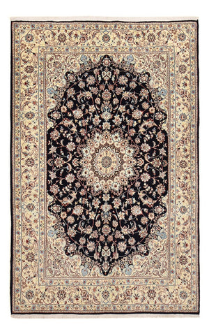 Alfombra Persa - Nain - Real - 317 x 200 cm - azul oscuro