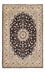 Alfombra Persa - Nain - Real - 317 x 200 cm - azul oscuro