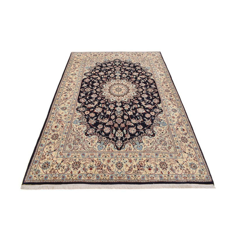 Alfombra Persa - Nain - Real - 317 x 200 cm - azul oscuro