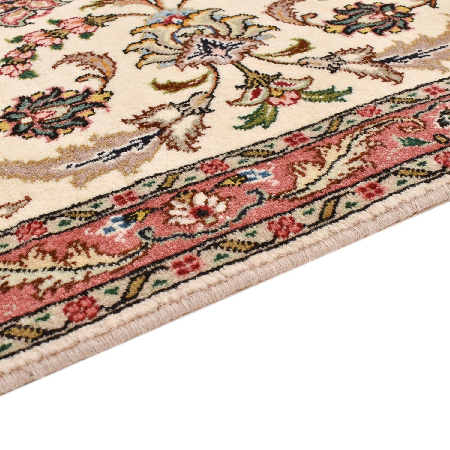 Alfombra de pasillo Alfombra Persa - Tabriz - Prima - 302 x 72 cm - arena