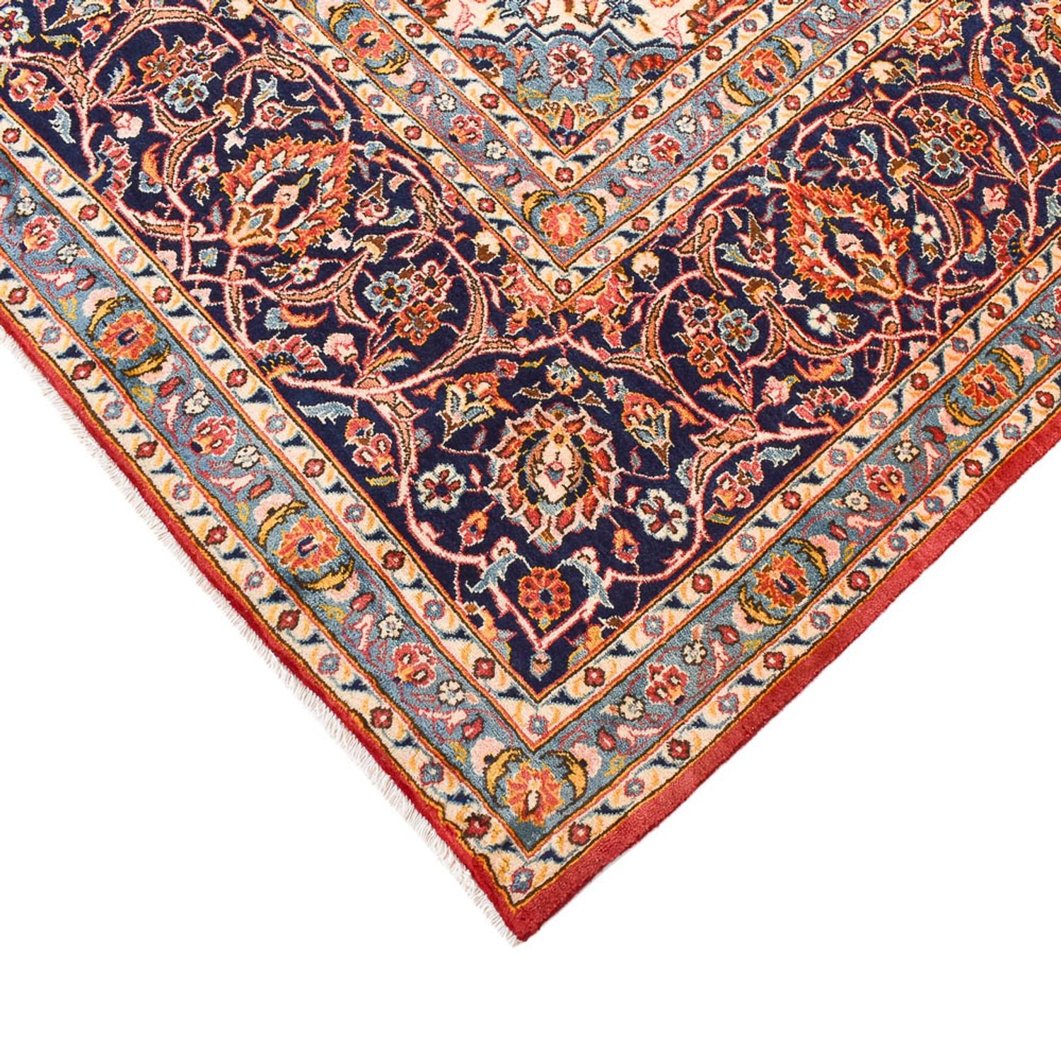 Alfombra persa - Keshan - 412 x 300 cm - rojo
