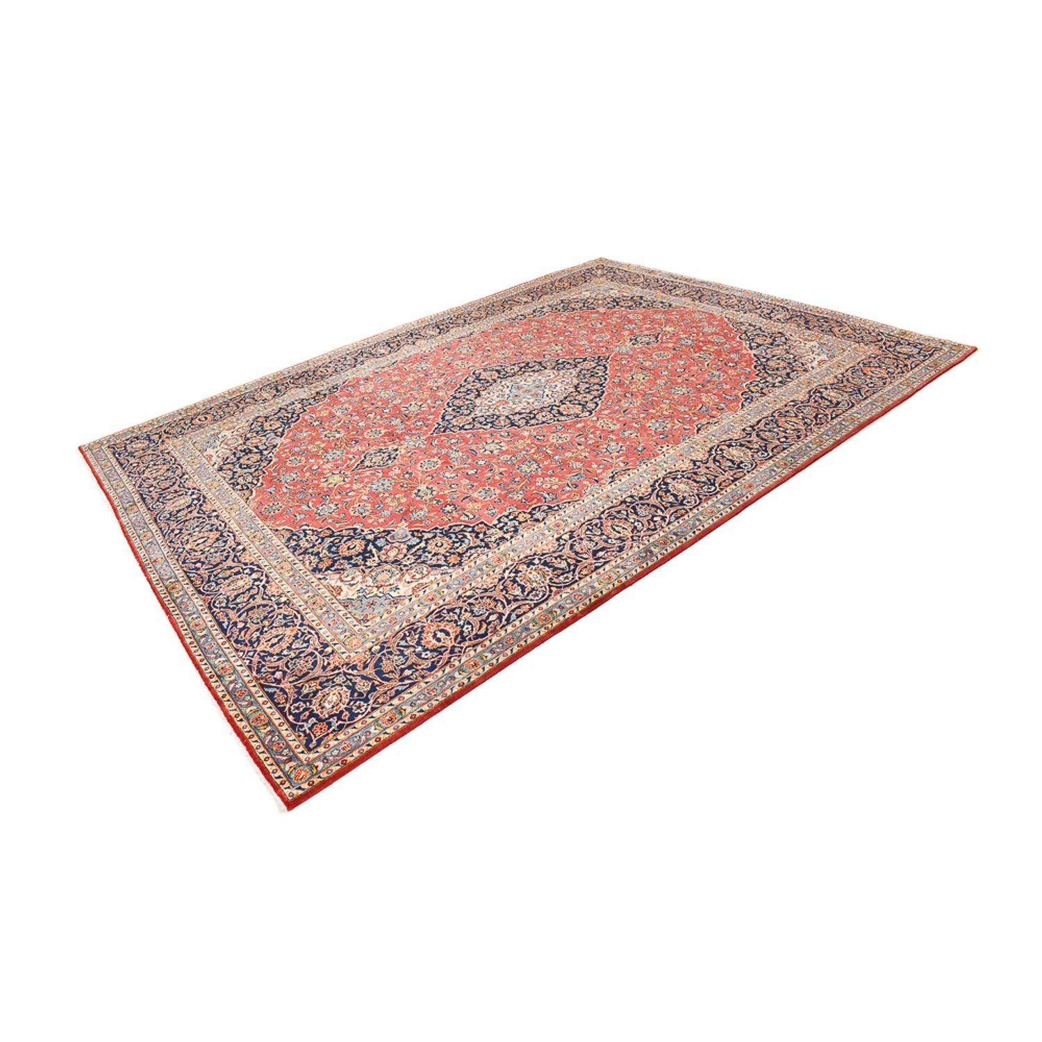 Alfombra persa - Keshan - 412 x 300 cm - rojo